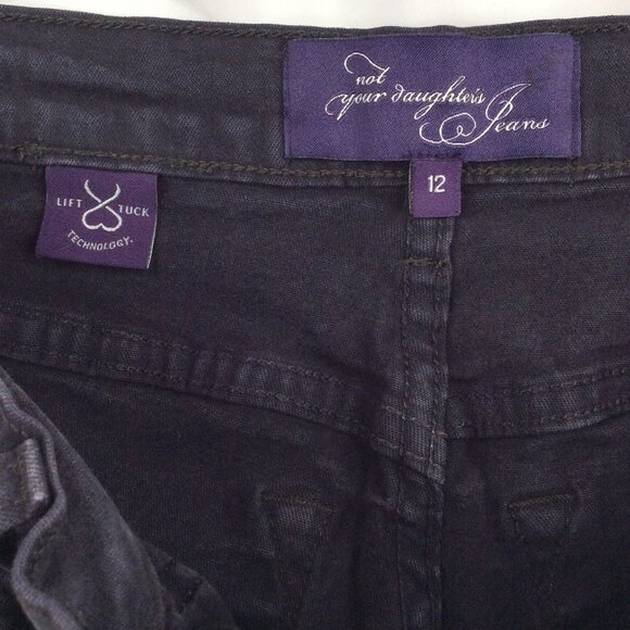 NYDJ Not Your Daughters Jeans Marilyn Straight 12 Rhinestones Lift Tuck 31x33 - Picture 9 of 10